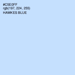 #C5E0FF - Hawkes Blue Color Image